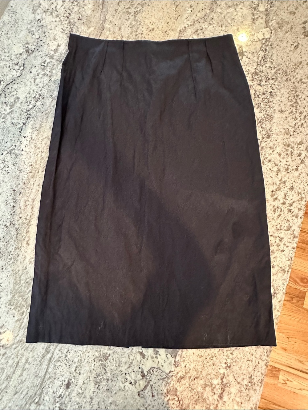Lafayette 148 New York Black Long Skirt Sz 14.